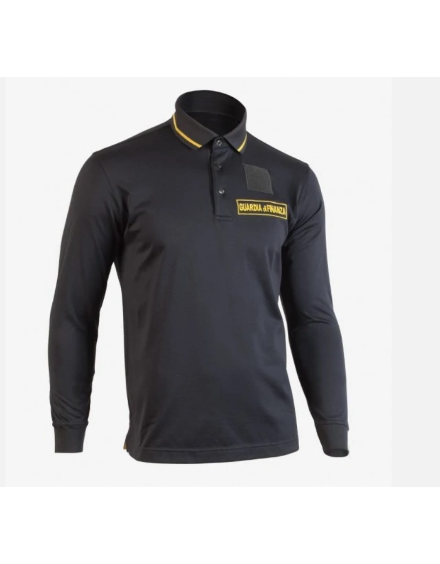 POLO MANICA LUNGA 100% COTONE GUARDIA DI FINANZA
